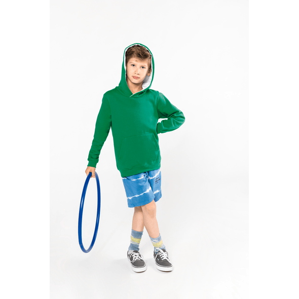 Kariban | Contrast hooded sweatshirt for kids